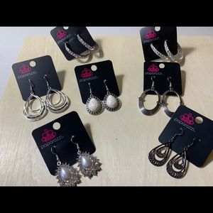 Lot of 7 NWT Paparazzi earrings